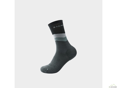 Термоноски Kailas Mid Cut Lightweight Wool Socks Men's, Dark Gray (KH2401103) - фото