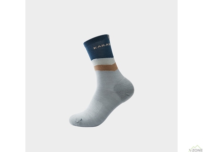 Термоноски Kailas Mid Cut Lightweight Wool Socks Men's, Smoke Cyan (KH2401103) - фото
