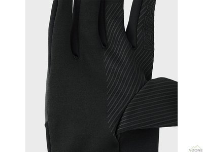 Перчатки беговые Kailas Windproof Trail Running Gloves Women's, Gray/Black (KM2408202) - фото