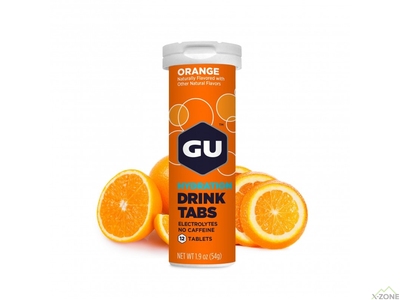 Изотоник таблетированный GU Hydration Drink Tabs 12x4,5 g, Orange - фото