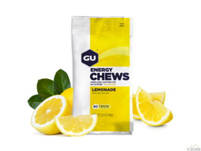 Энергетические желейки GU Energy Chews 60 g, Lemonade - фото