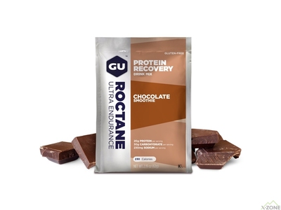 Протеин для восстановления GU Roctane Protein 62 g, Chocolate Smoothie - фото