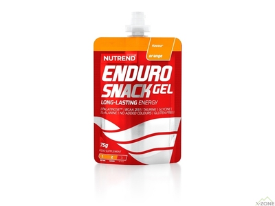 Энергетический углеводный гель Nutrend Endurosnack 75 g, Orange - фото