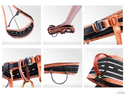 Страховочная система Kailas Summit Ultralight Climbing Harness, Orange (EH103) - фото
