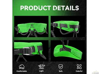 Страховочная система Kailas Airo Harness, Green (EH104) - фото