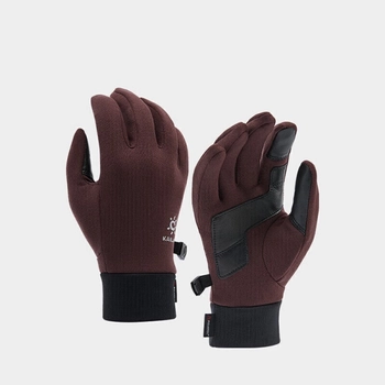 Рукавички флісові Kailas Polartec Stretchy Fleece Gloves Women's, Dark Oak (KM2404202) - фото