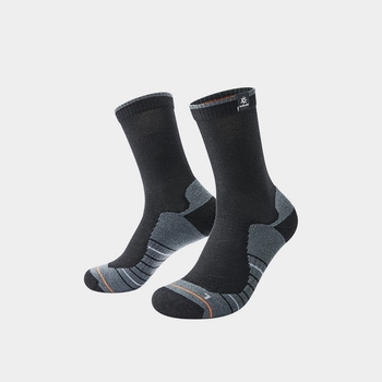 Термоноски Kailas Mid-cut Trekking Wool Socks Men's, Black (KH2401102) - фото