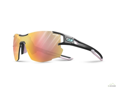Очки Julbo Aerolite Reactiv 1-3 Light Amplifier, Matt Black/Pink - фото