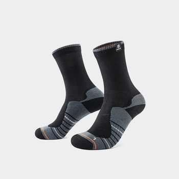 Термоноски Kailas Mid-cut Trekking Wool Socks Women's, Black (KH2401202) - фото