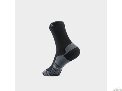 Термошкарпетки Kailas Mid-cut Trekking Wool Socks Women's, Black (KH2401202) - фото