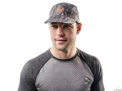Кепка Buff Pack Run Cap, R-City Jungle Grey (BU 117211.937.10.00) - фото