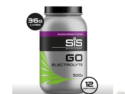 Напиток электролитный SIS GO Electrolyte Powder 500g, Blackcurrant  - фото