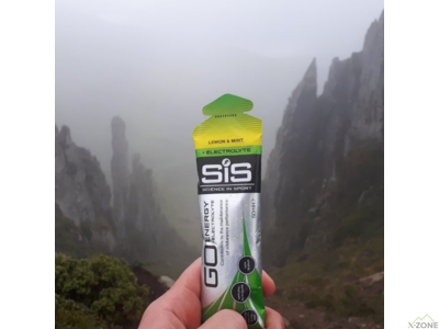 Гель с электролитами SIS Go Energy + Electrolyte Gel 60 ml, Lemon & Mint - фото
