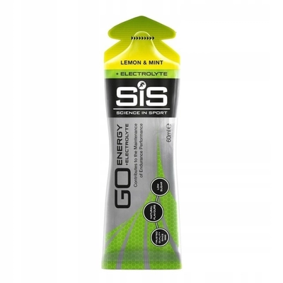Гель с электролитами SIS Go Energy + Electrolyte Gel 60 ml, Lemon & Mint - фото
