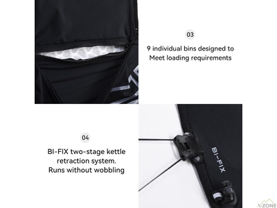 Беговой рюкзак-жилет Kailas Fuga Air 5 IV Trail Running Vest Pack, Black (KA2354003) - фото