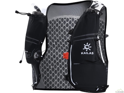 Беговой рюкзак-жилет Kailas Fuga Air 5 IV Trail Running Vest Pack, Black (KA2354003) - фото
