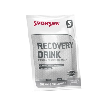 Восстановительный напиток Sponser Recovery Drink 60 г, Strawberry-Banana - фото