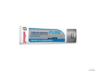 Гель углеводный Sponser Liquid Energy Gels Pure 70 г, Neutral - фото