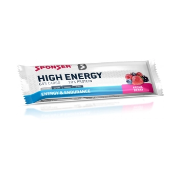 Энергетический батончик Sponser High Energy Bar 45 г, Berry - фото