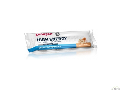 Энергетический батончик Sponser High Energy Bar 45 г, Salty & Nuts - фото