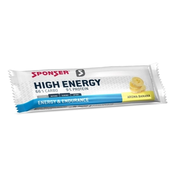 Энергетический батончик Sponser High Energy Bar 45 г, Banana - фото
