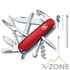 Складной нож Victorinox Huntsman Plus, Red (1.3715) - фото