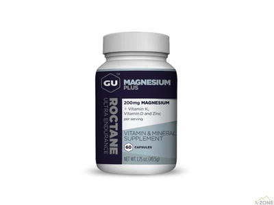 Магний GU Energy Magnesium Plus, 60 капсул - фото