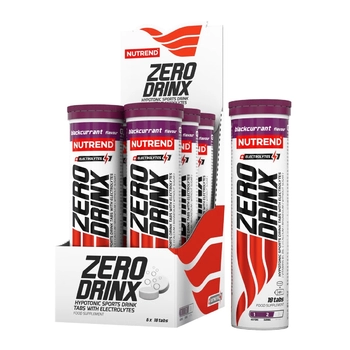 Изотоник в таблетках Nutrend Zerodrinx Tabs (Blackcurrant) 18 таблеток - фото
