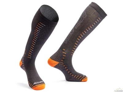 Носки горнолыжные Accapi Ski Ergoracing, Black/Orange - фото