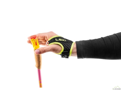 Палки беговые Leki Ultratrail FX.One Superlite 125 cm, Neonpink/Neonyellow/Naturalcarbon (652 25842) - фото