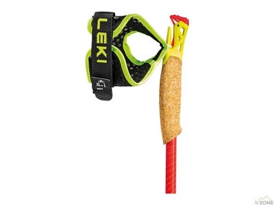 Палки беговые Leki Ultratrail FX.One Superlite 115-120 cm, Bright Red/Neonyellow/Naturalcarbon (652 25841) - фото