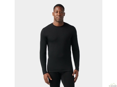Термокофта мужская Smartwool Men's Merino 250 Baselayer Crew Boxed, Black (SW016350) - фото