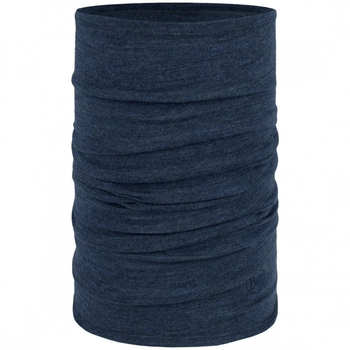 Шерстянный бафф Buff Midweight Merino Wool, Night Blue Melange (BU 113022.779.10.00) - фото