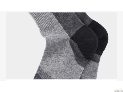 Носки для трекинга Kailas Woolen Hiking Socks Unisex, Dark Gray (KH2401002) - фото