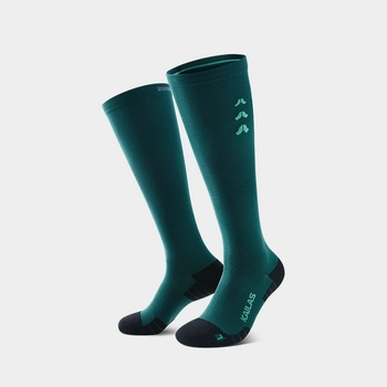 Носки беговые Kailas High-cut Trail Running Socks Women's, Blue Green (KH2502213) - фото