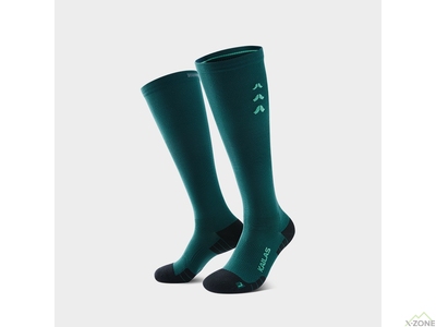 Носки беговые Kailas High-cut Trail Running Socks Women's, Blue Green (KH2502213) - фото