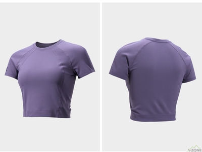 Футболка женская Kailas Crew Neck Functional T-shirt Women's, Smoke Purple (KG2517226) - фото