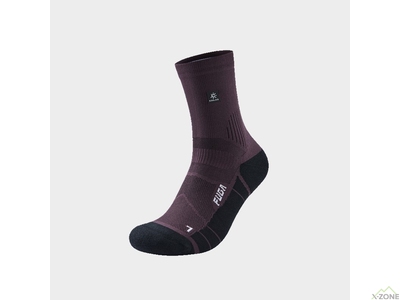 Носки беговые Kailas Mid Cut Trail Running Socks Unisex, Midnight Plum (KH2402005) - фото