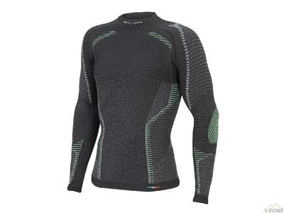 Термофутболка с длинным рукавом мужская Accapi Ergoracing, Black/Anthracite - фото