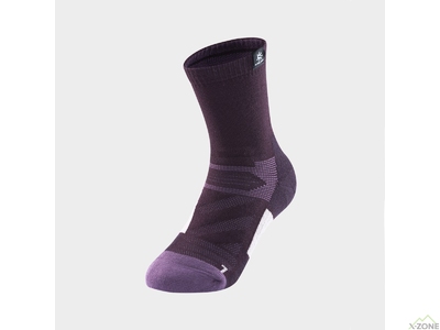 Носки треккинговые Kailas Mid-cut Heavy Duty Hiking Socks Women’s, Purple (KH2402203) - фото