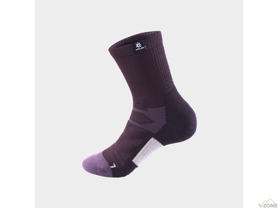 Носки треккинговые Kailas Mid-cut Heavy Duty Hiking Socks Women’s, Purple (KH2402203) - фото