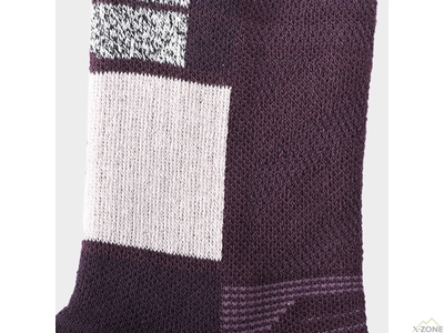 Носки треккинговые Kailas Mid-cut Heavy Duty Hiking Socks Women’s, Purple (KH2402203) - фото