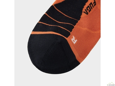 Носки беговые Kailas Mid Cut Trail Running Socks Unisex, Fuga Orange/Black (KH2402005) - фото