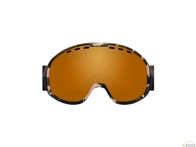 Маска горнолыжная Cairn Omega Photochromic, Black/Wild Khaki - фото