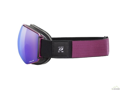 Маска горнолыжная Julbo LightYear Reactiv 1-3 High Contrast, Black/Purple - фото