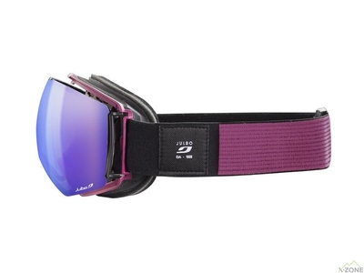 Маска горнолыжная Julbo LightYear Reactiv 1-3 High Contrast, Black/Purple - фото