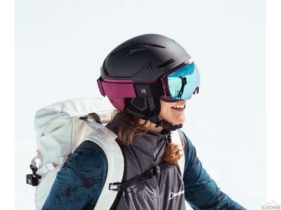 Маска горнолыжная Julbo LightYear Reactiv 1-3 High Contrast, Black/Purple - фото