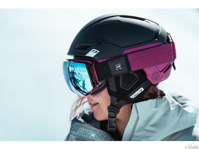 Маска горнолыжная Julbo LightYear Reactiv 1-3 High Contrast, Black/Purple - фото