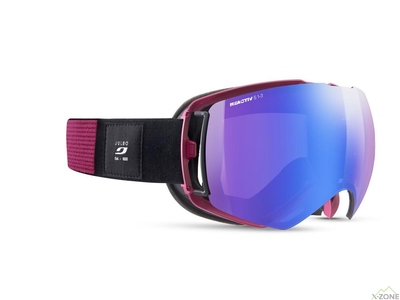 Маска горнолыжная Julbo LightYear Reactiv 1-3 High Contrast, Black/Purple - фото