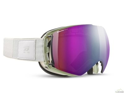 Маска горнолыжная Julbo LightYear Reactiv 0-4 High Contrast, Mint/Beige - фото